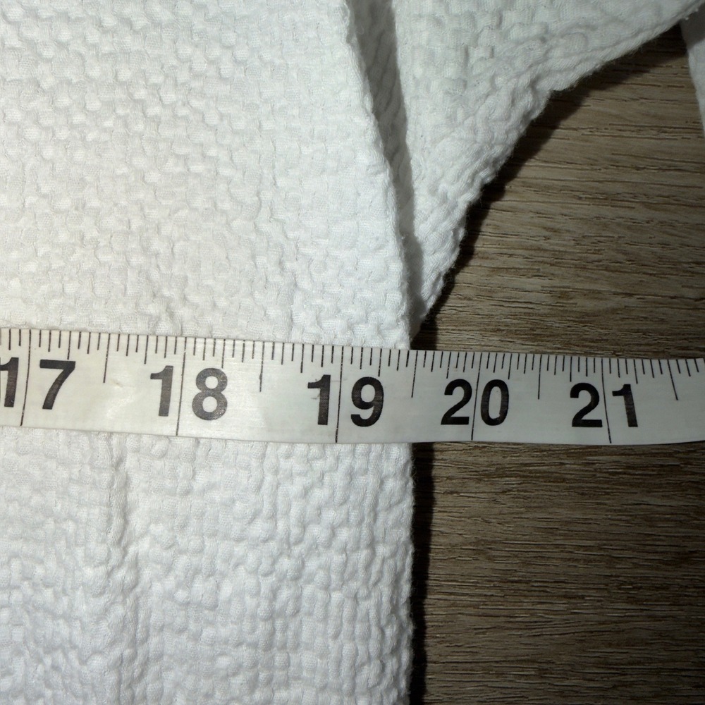 Pilcro and the Letterpress Anthropologie White Textured Cotton Tunic XS White - Picture 4 of 8